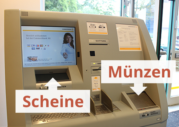 Bareinzahlung Commerzbank Automat